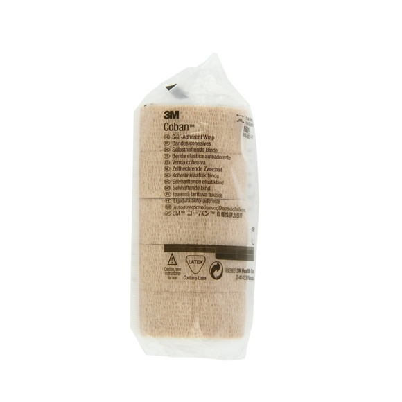 (4 For 10) Coban Cohesive Bandage Wrap | 3M 4 Inch | 5 Yard Standard Compression - Picture 6 of 6